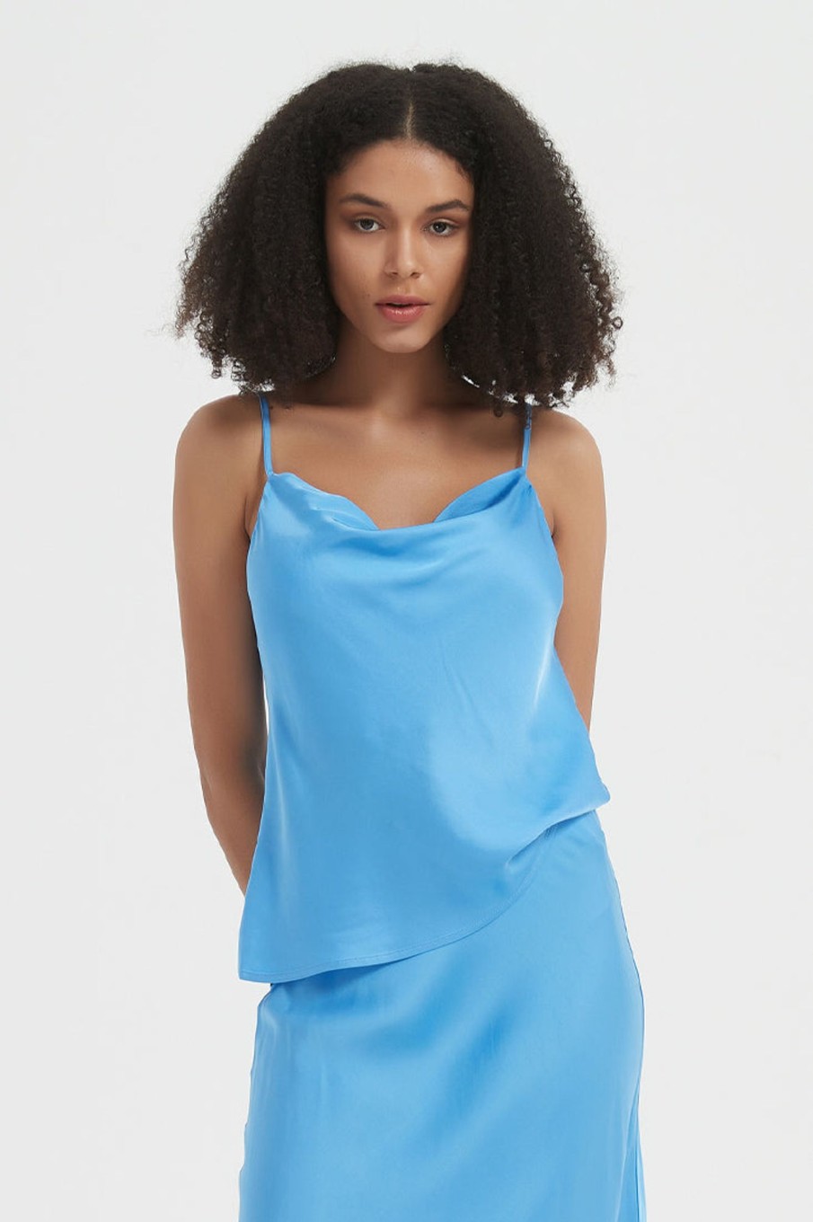 Women Grace Willow the Label | Arlo Slip Top Blue