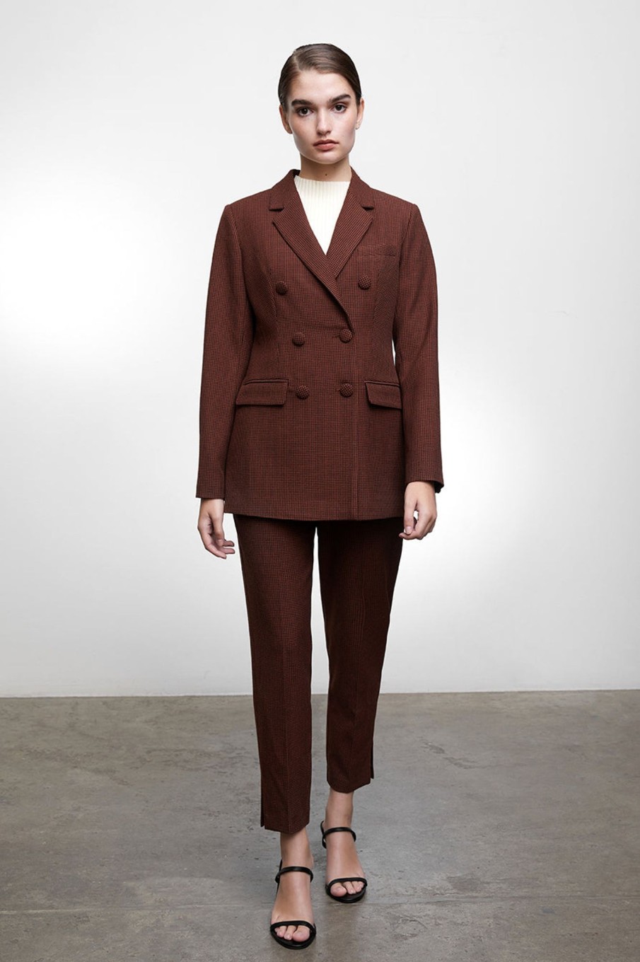 Women Grace Willow the Label | Dillon Jacket Houndstooth