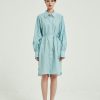 Women Grace Willow the Label | Juno Shirt Dress Blue Stripe