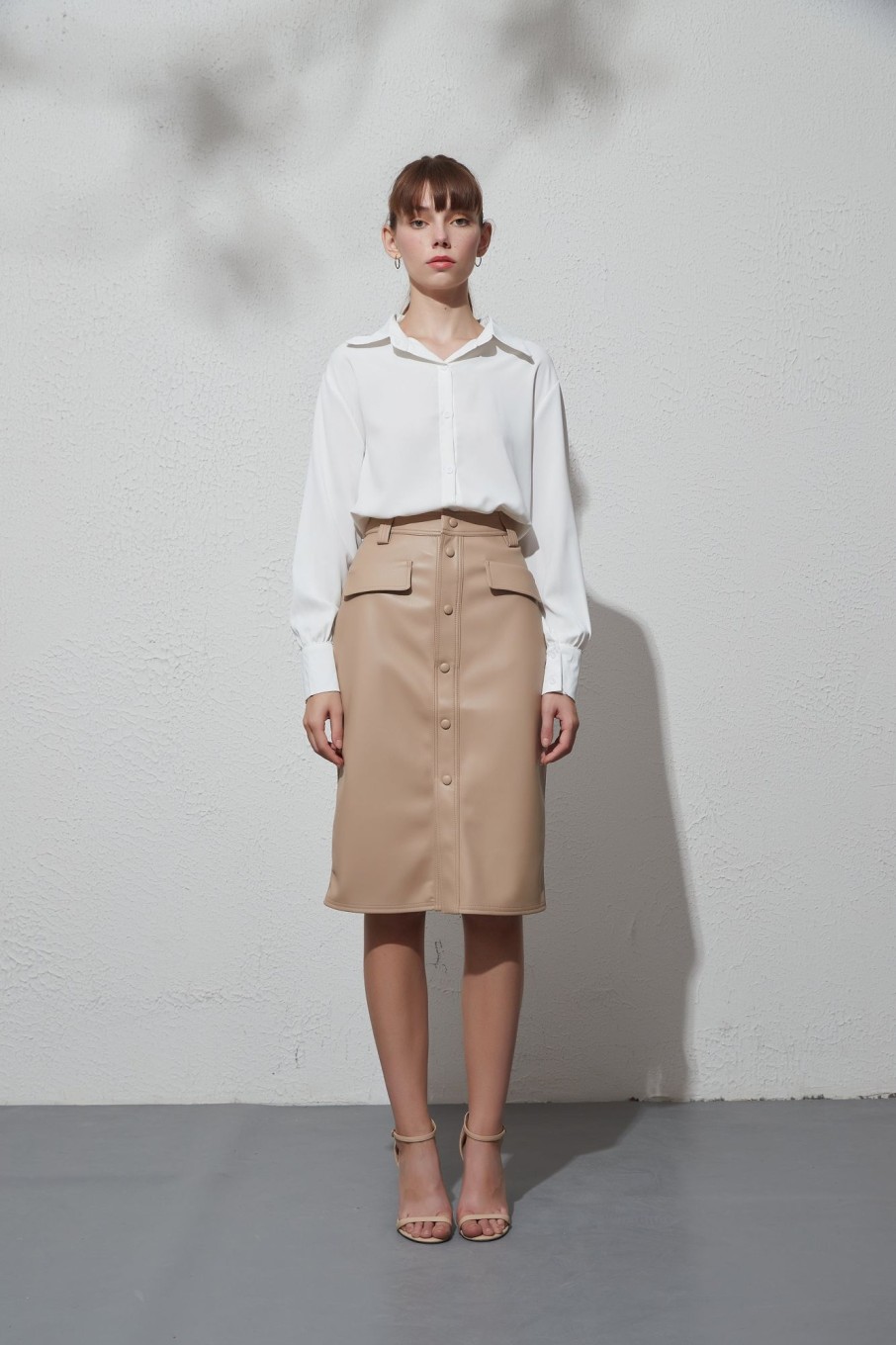 Women Grace Willow the Label | Asymm Skirt Sand