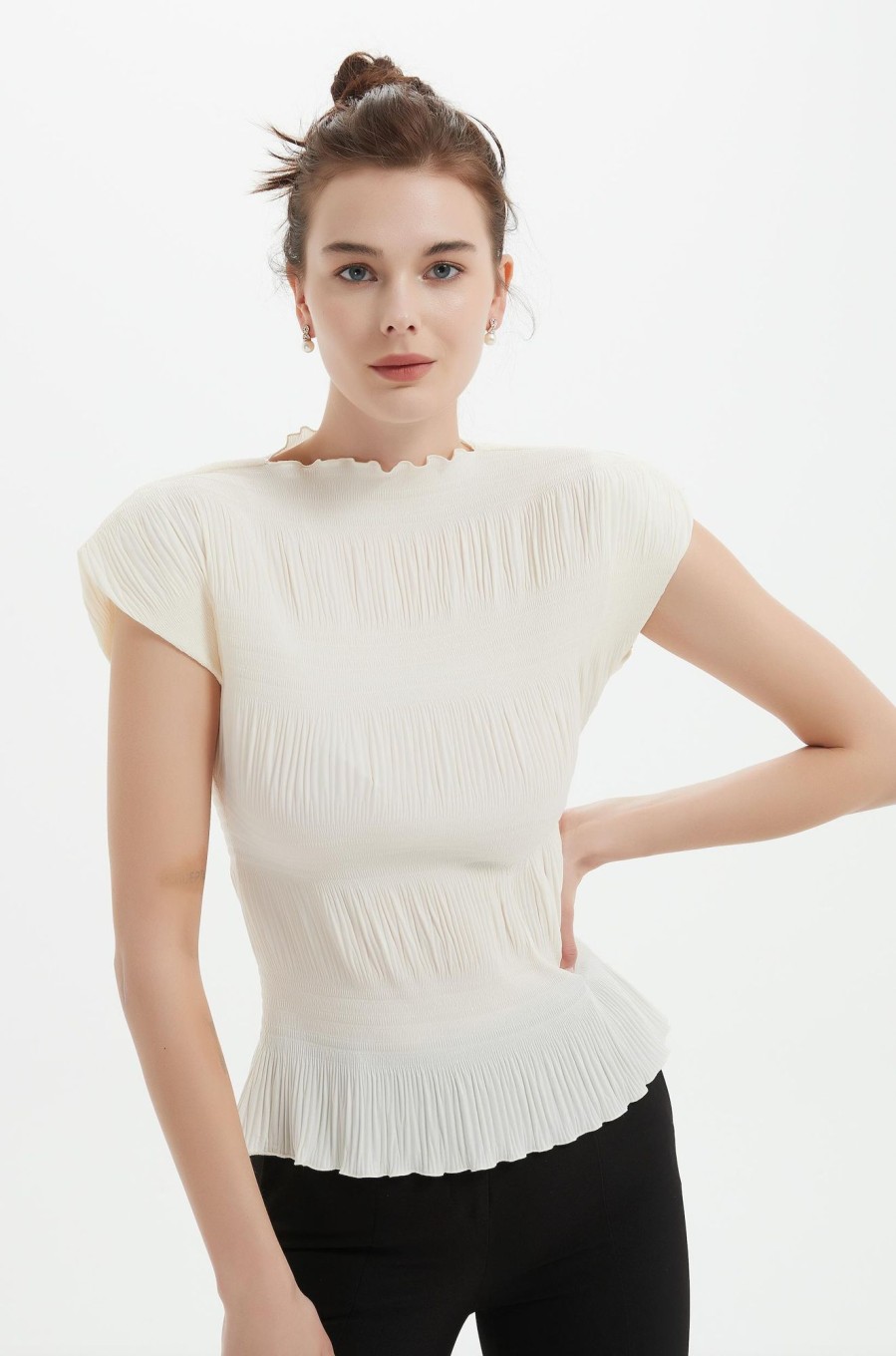 Women Grace Willow the Label | Elita Top Ivory