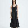 Women Grace Willow the Label | Anya Linen Dress Black