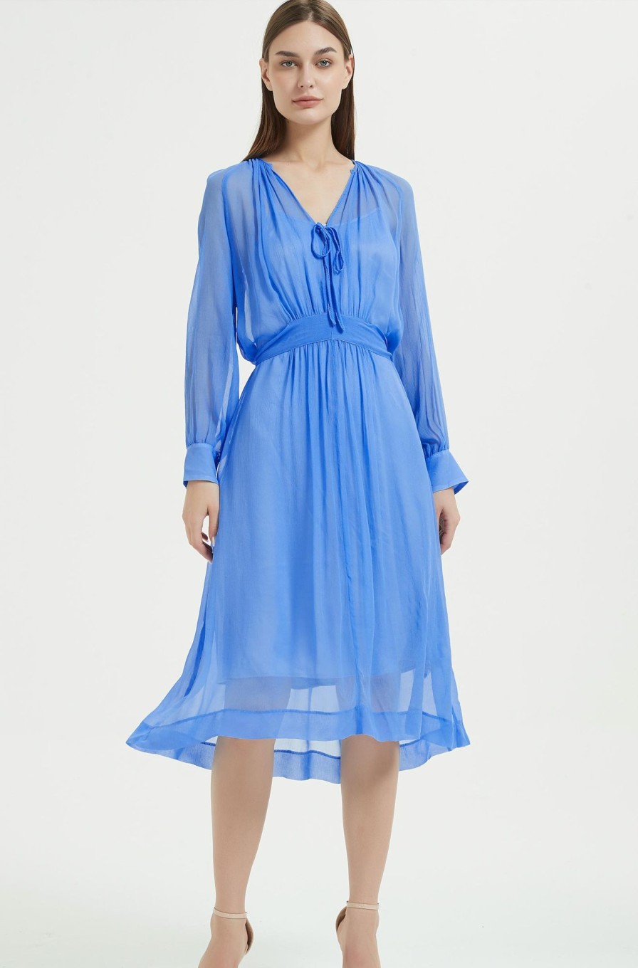 Women Grace Willow the Label | Tia Maxi Dress Blue