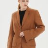 Women Grace Willow the Label | Amber Jacket Tabaco