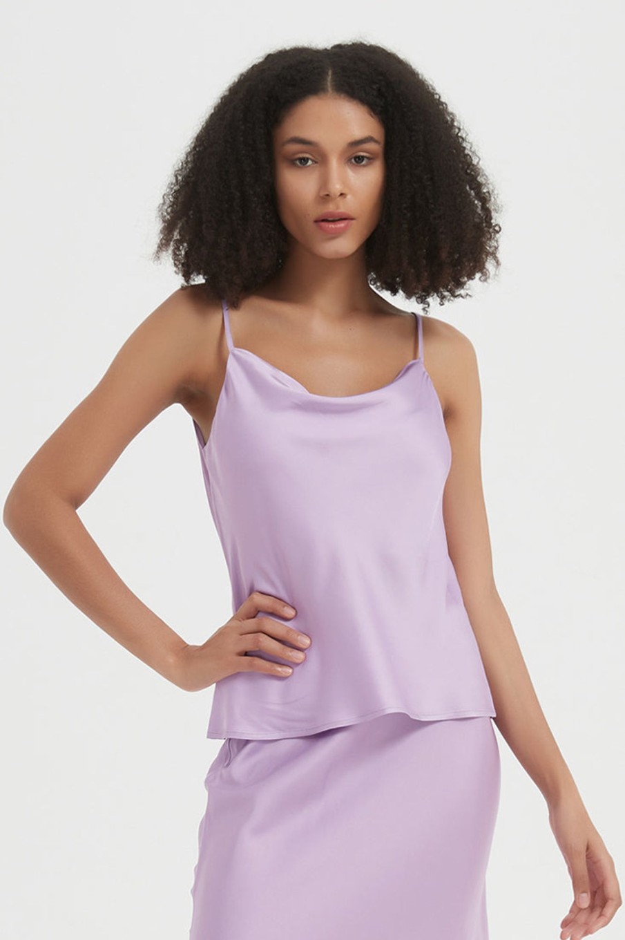 Women Grace Willow the Label | Arlo Slip Top Light Purple