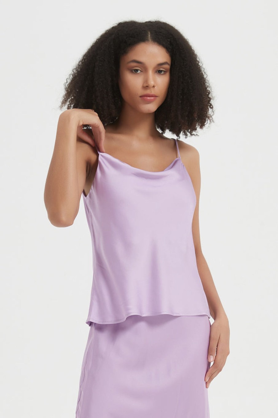 Women Grace Willow the Label | Arlo Slip Top Light Purple