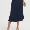 Women Grace Willow the Label | Arlo Midi Slip Skirt Navy