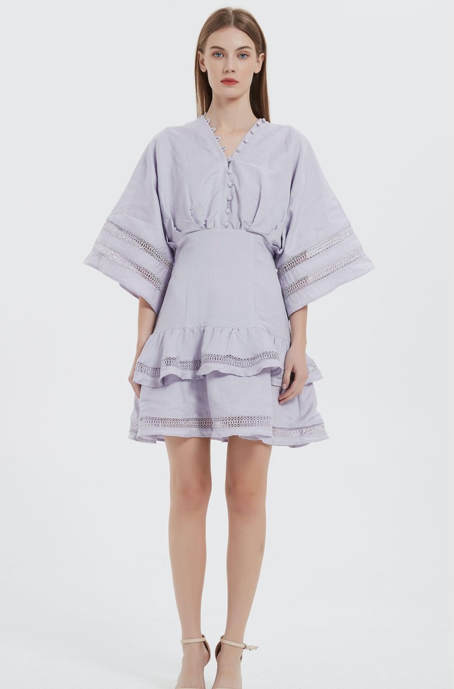 Women Grace Willow the Label | Maya Mini Dress Lilac