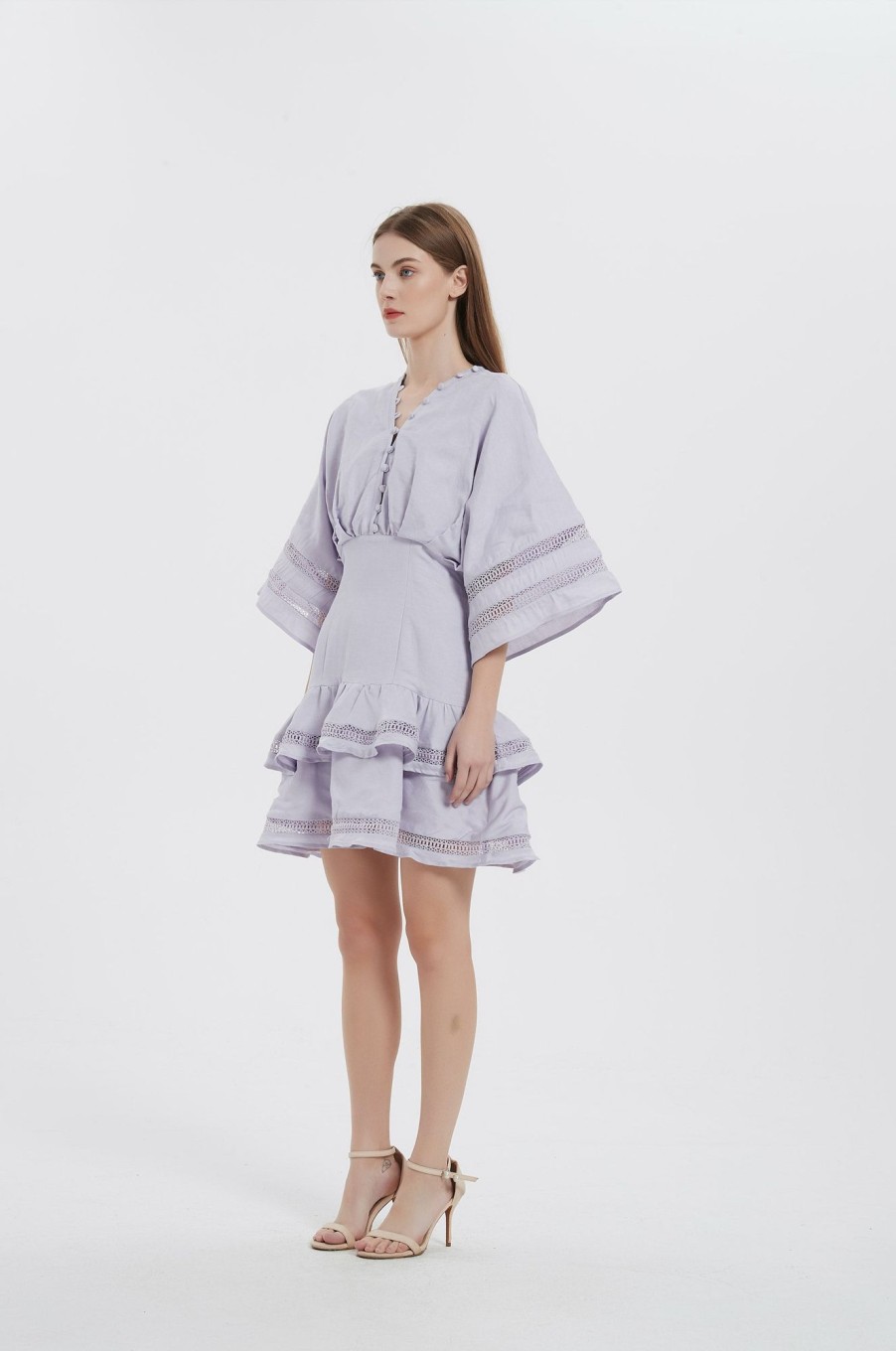 Women Grace Willow the Label | Maya Mini Dress Lilac