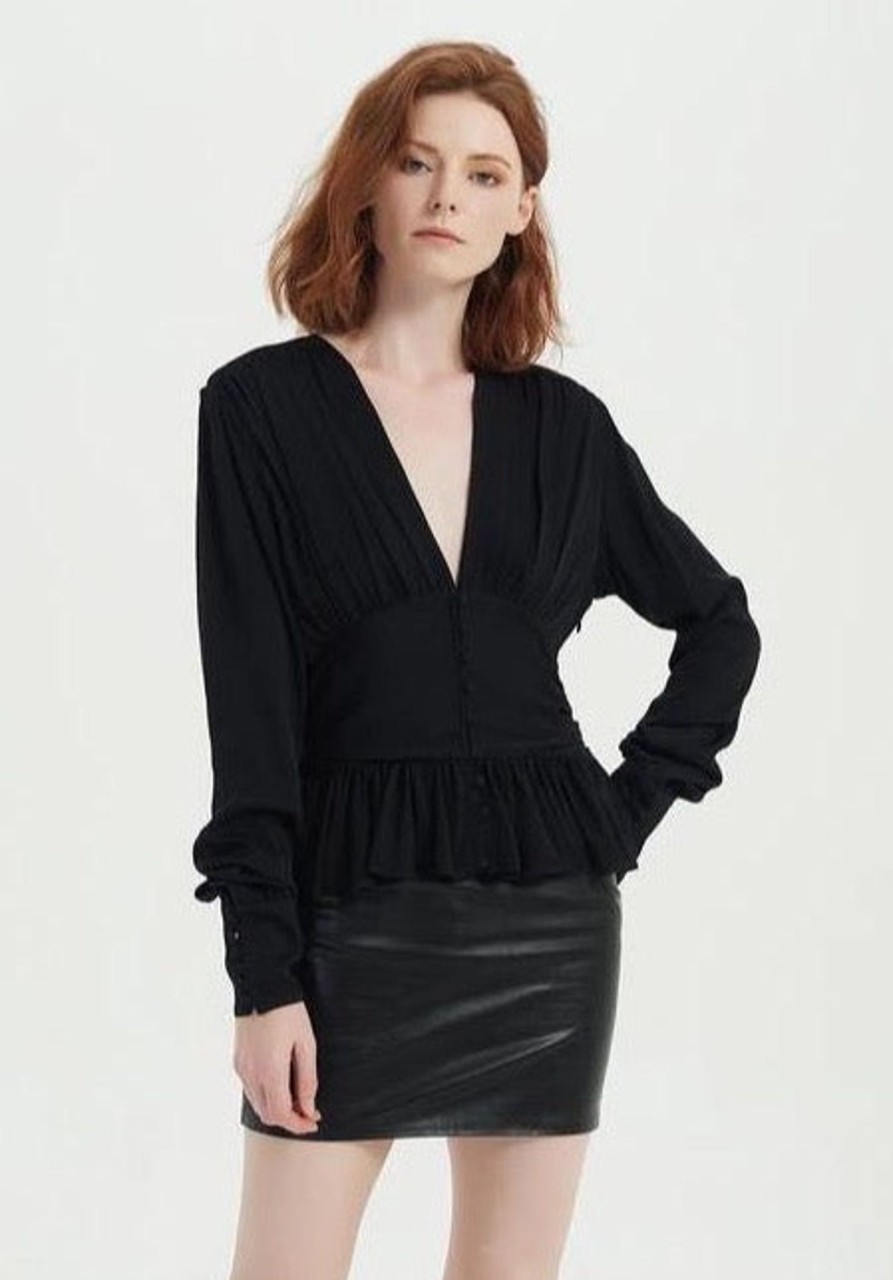 Women Grace Willow the Label | Lila Top Black