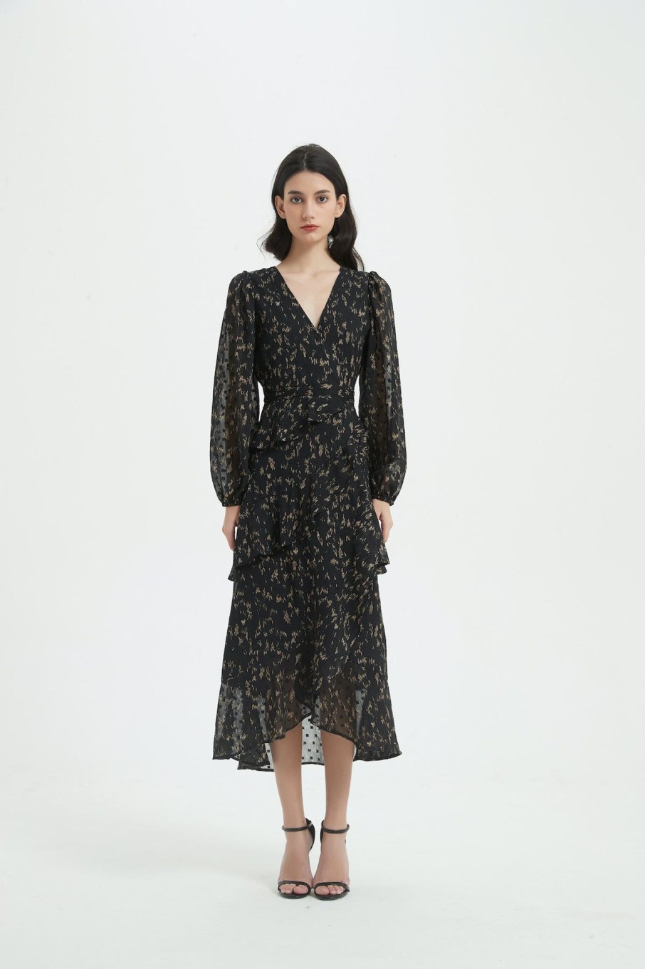 Women Grace Willow the Label | Katrina Midi Dress Black