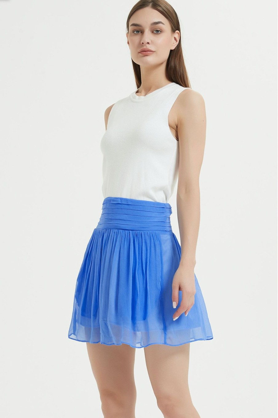 Women Grace Willow the Label | Mira Skirt Blue