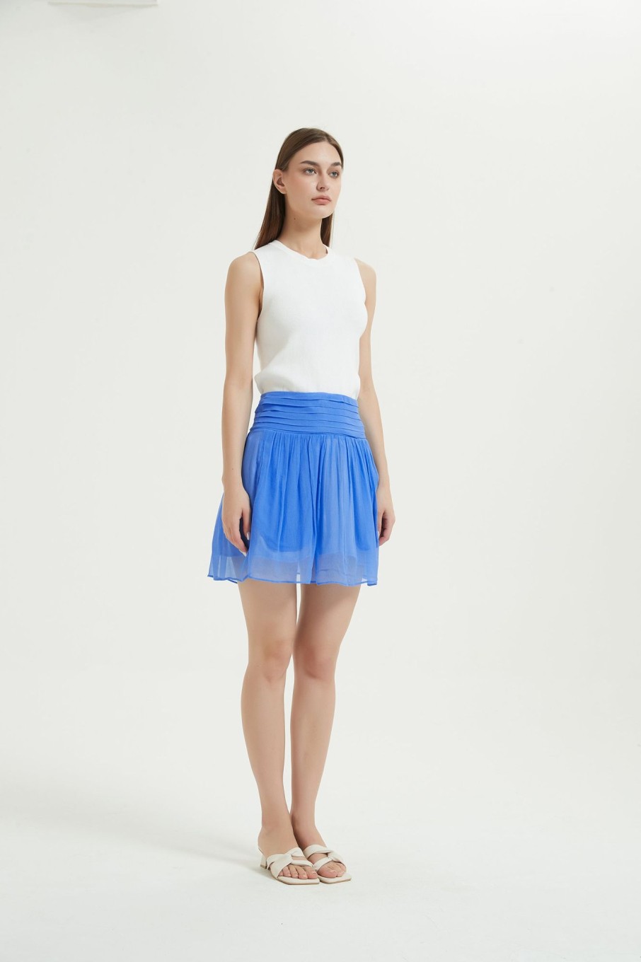 Women Grace Willow the Label | Mira Skirt Blue