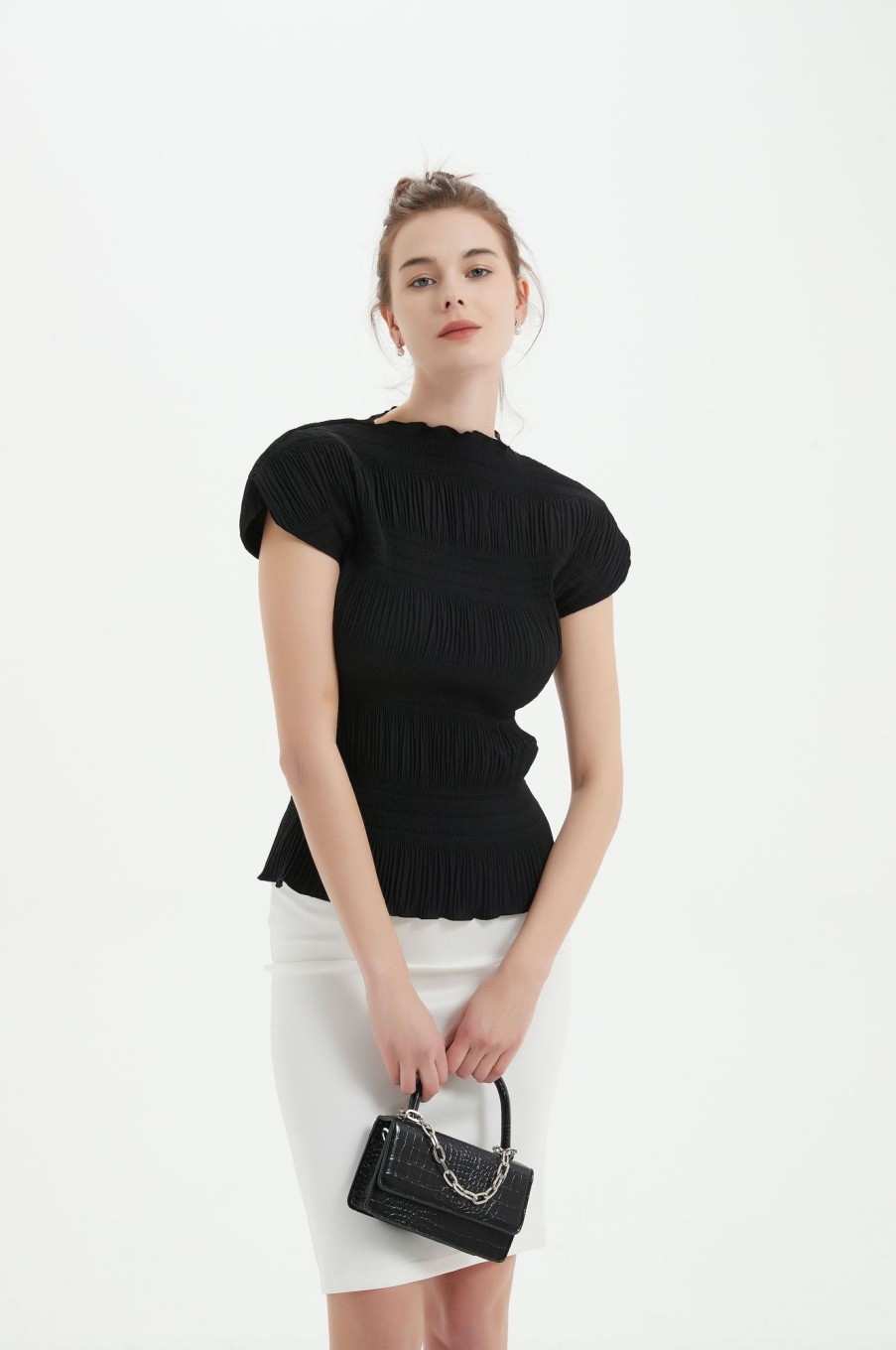 Women Grace Willow the Label | Elita Top Black