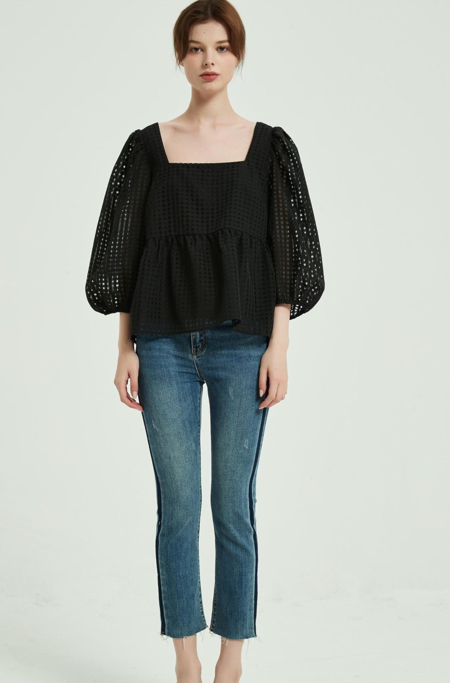 Women Grace Willow the Label | Lulu Blouse Black