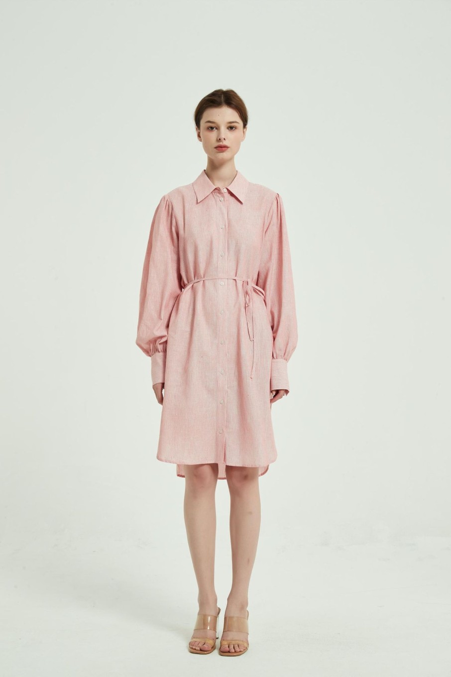 Women Grace Willow the Label | Juno Shirt Dress Red Stripe