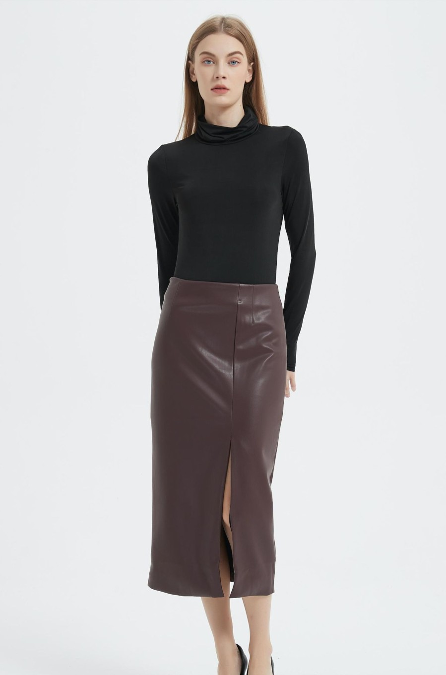 Women Grace Willow the Label | Blair Pencil Skirt Purple