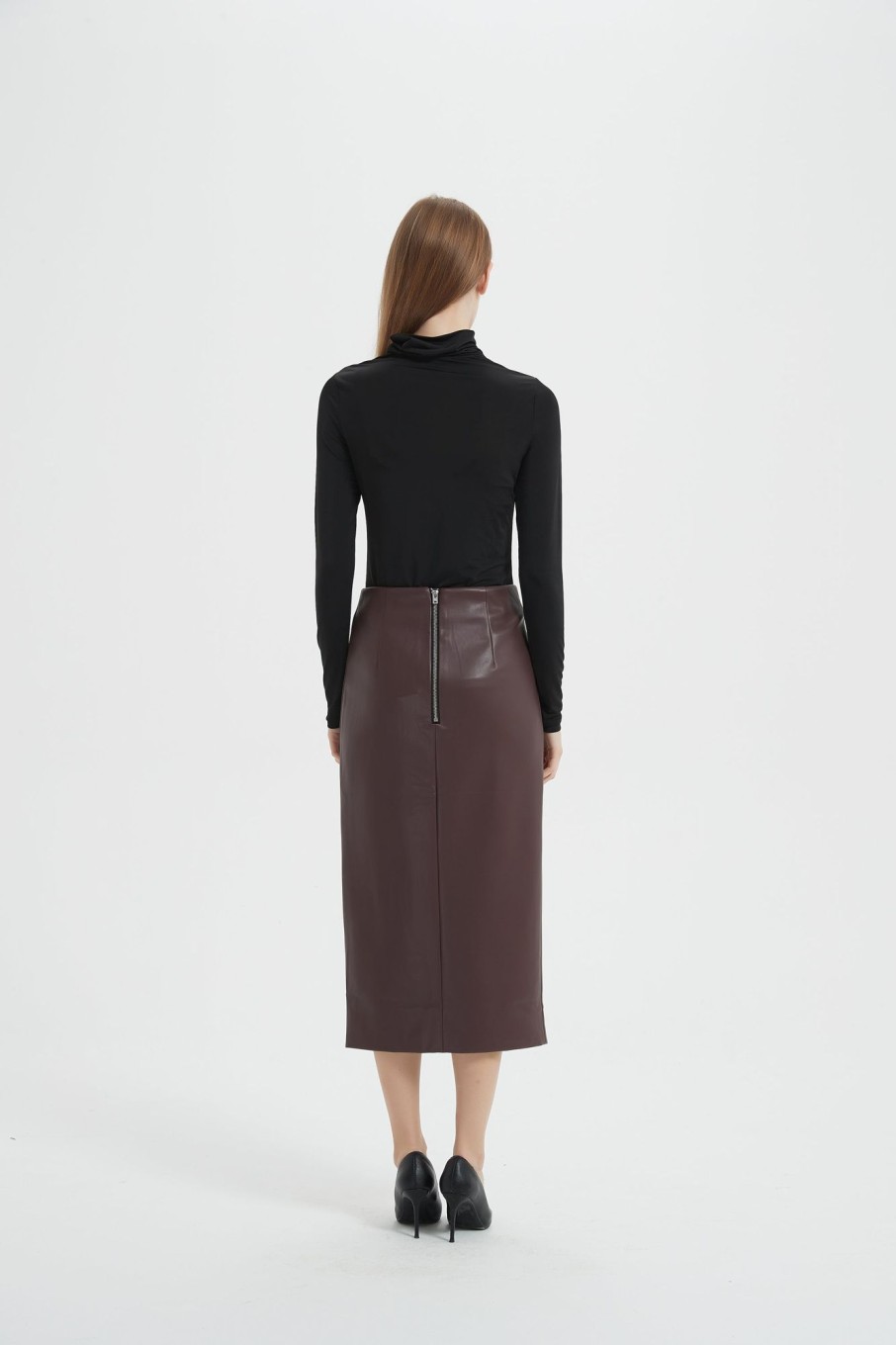 Women Grace Willow the Label | Blair Pencil Skirt Purple