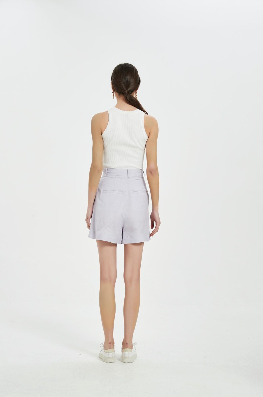 Women Grace Willow the Label | Janie Shorts Lilac