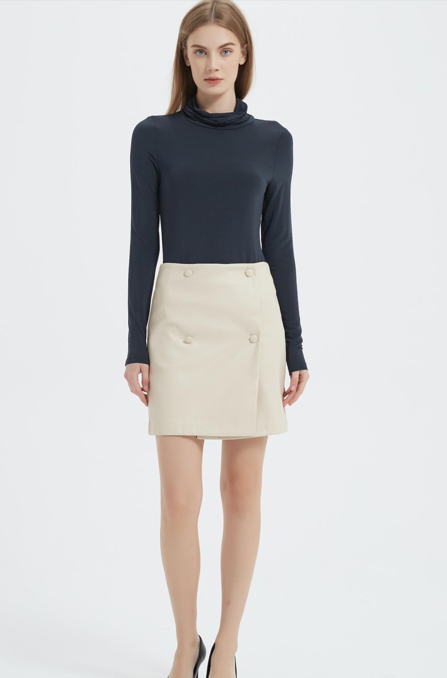 Women Grace Willow the Label | Abby Mini Skirt Ivory