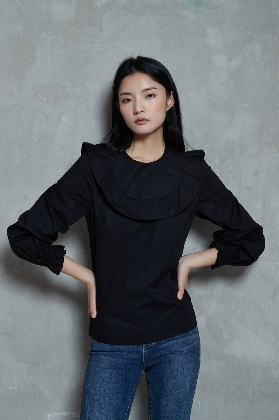 Women Grace Willow the Label | Joy Blouse Black