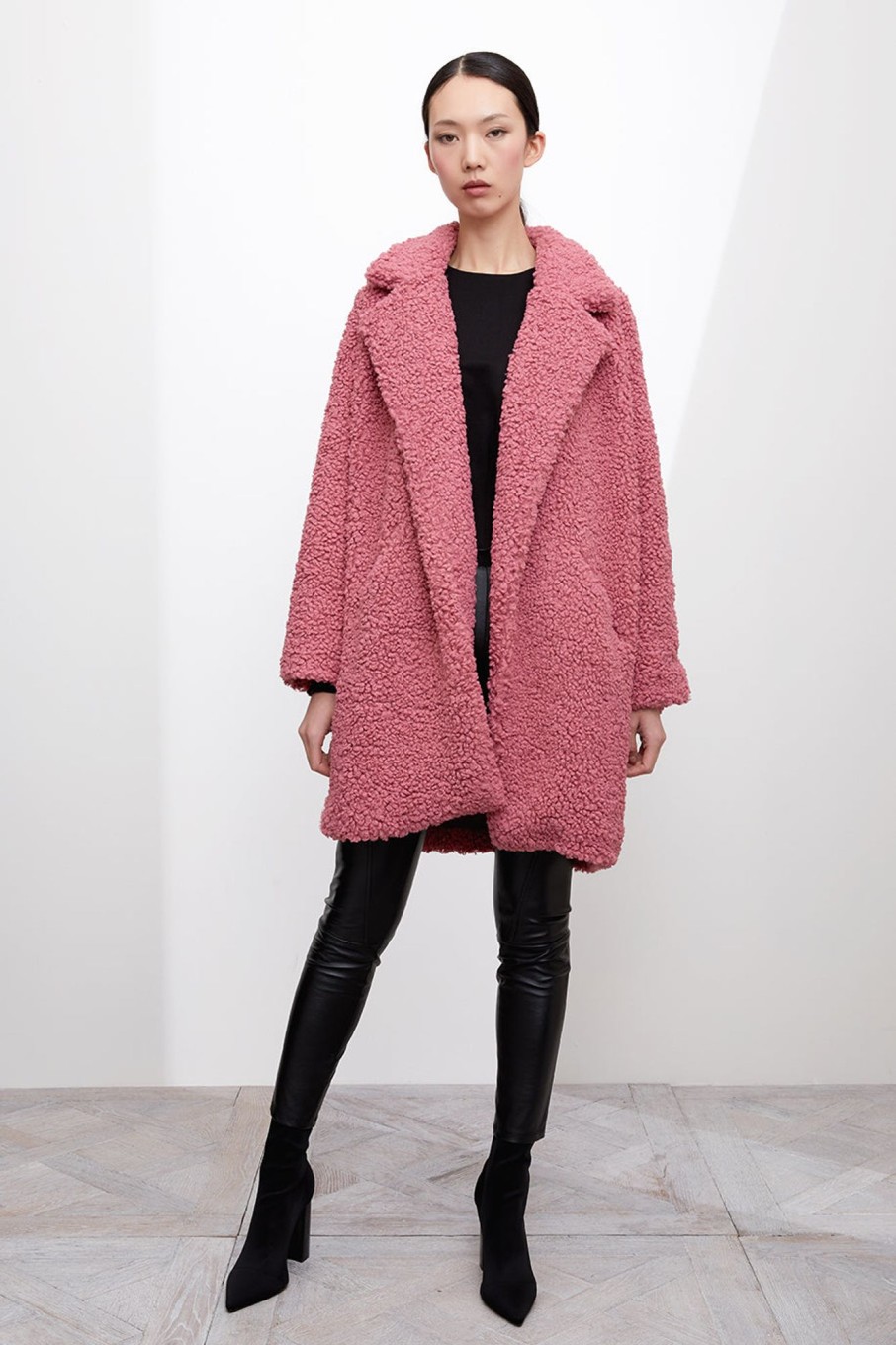 Women Grace Willow the Label | Caspian Coat Dry Rose