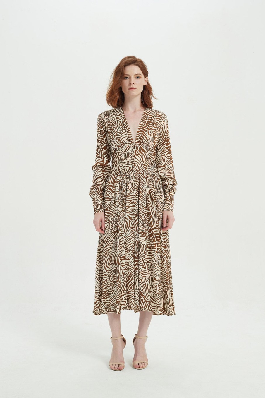 Women Grace Willow the Label | Vivian Dress Animal Print