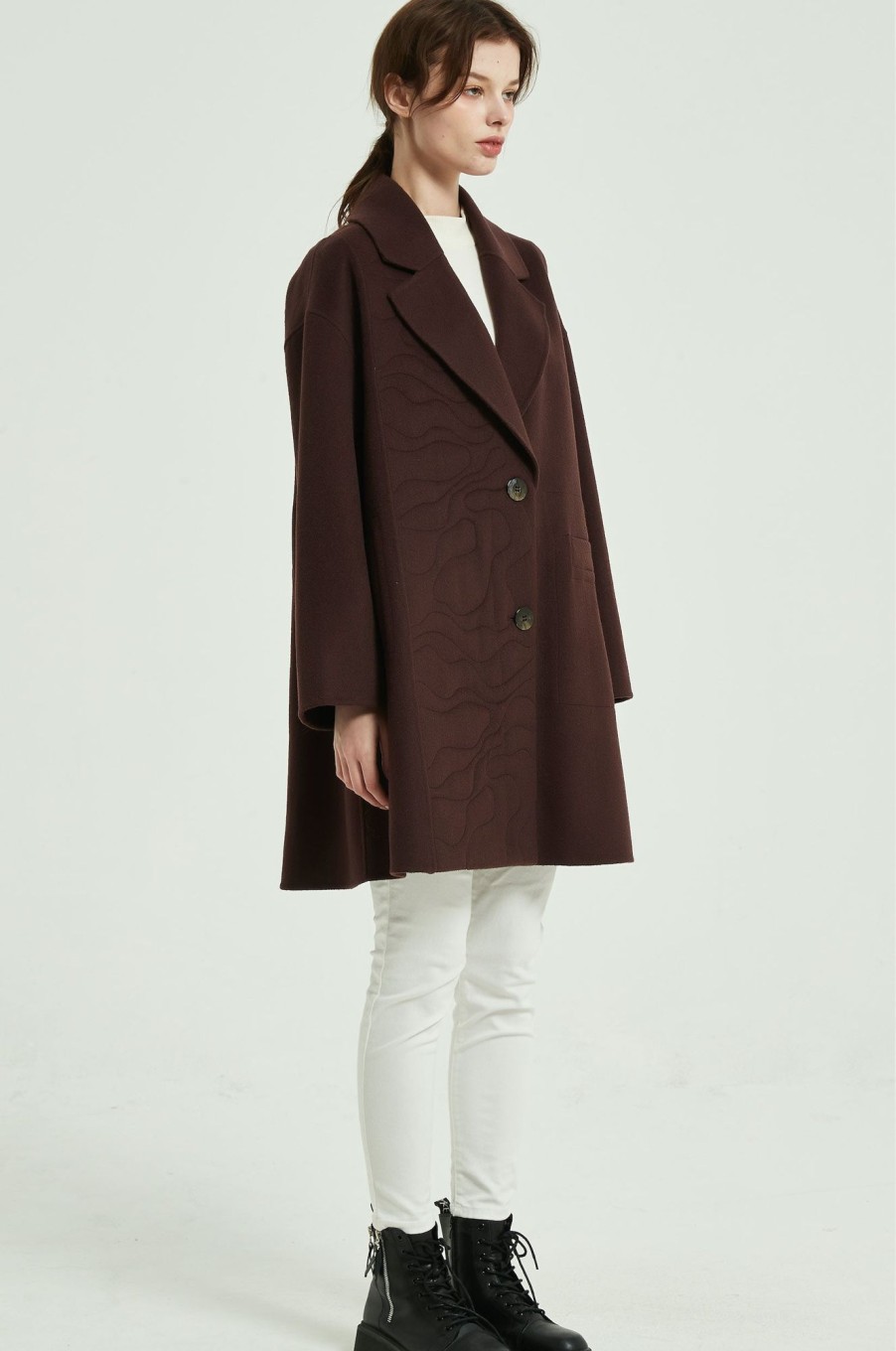 Women Grace Willow the Label | Roxy Oversize Coat Brown