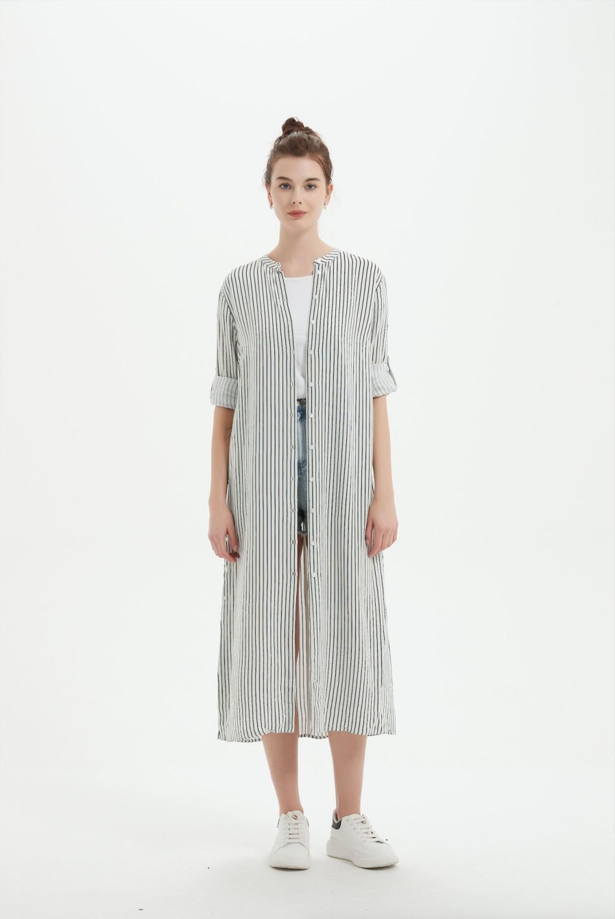 Women Grace Willow the Label | Emma Shirt Dress Stripe