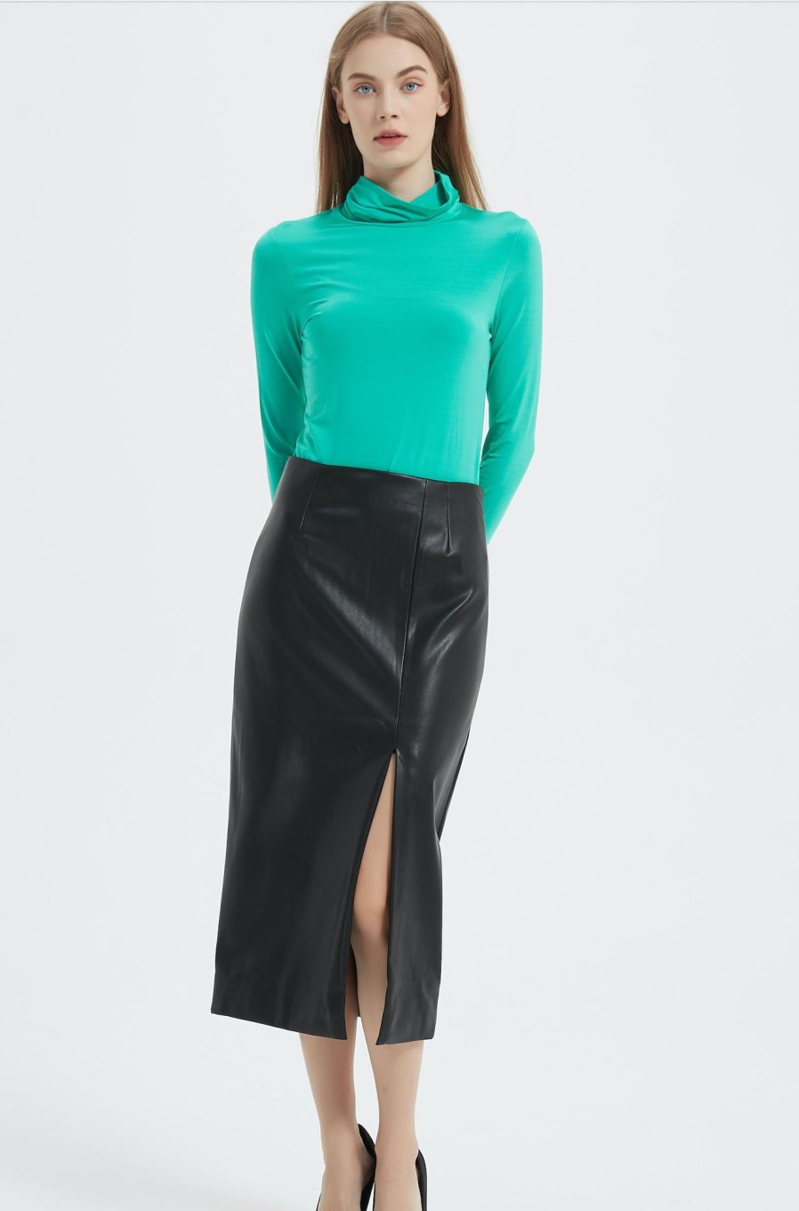 Women Grace Willow the Label | Blair Pencil Skirt Black