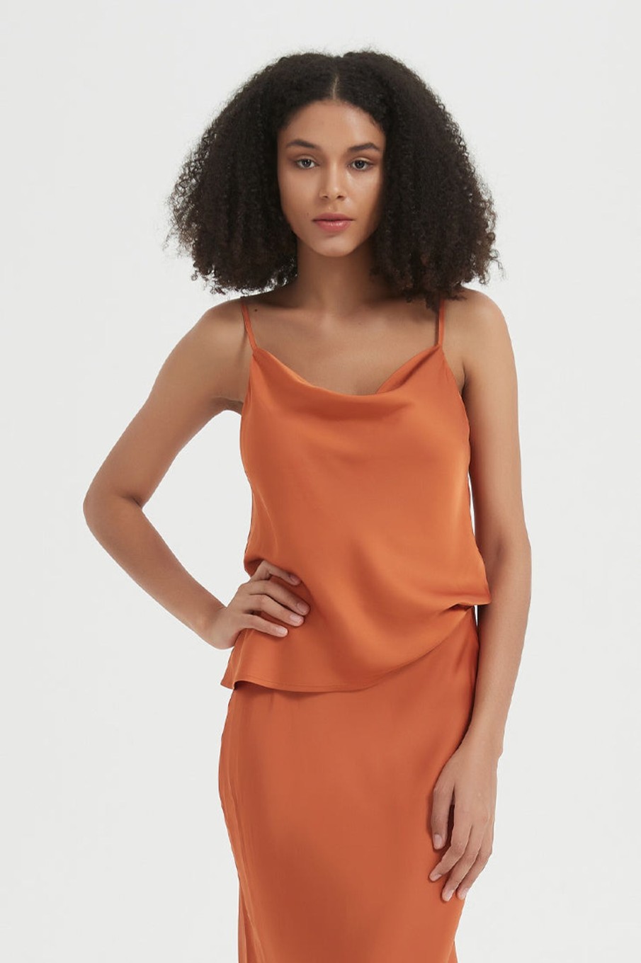 Women Grace Willow the Label | Arlo Slip Top Copper