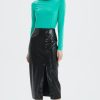 Women Grace Willow the Label | Blair Pencil Skirt Gloss Black