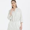 Women Grace Willow the Label | Iris Playsuit Stripe-White