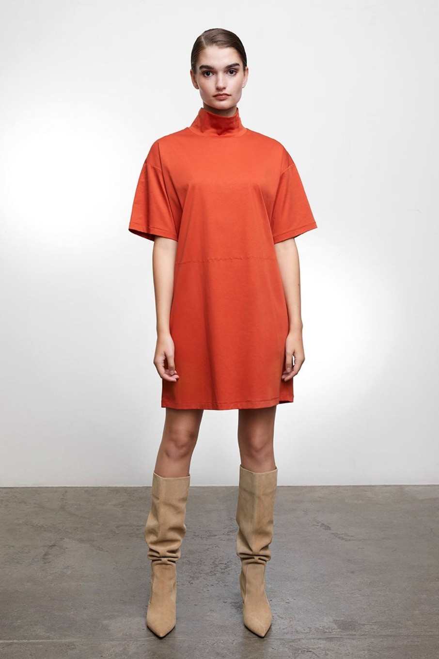 Women Grace Willow the Label | Emil Dress Orange Rust