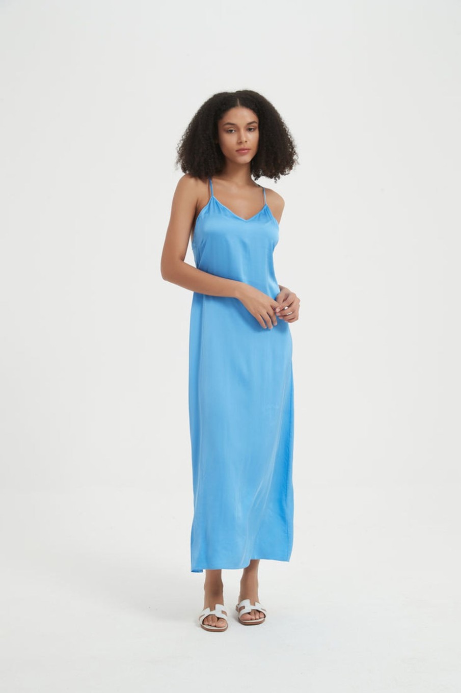 Women Grace Willow the Label | Arlo Slip Dress Blue