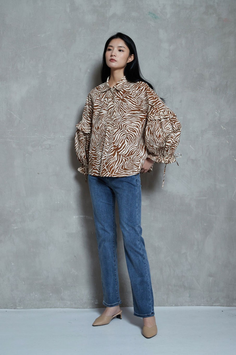 Women Grace Willow the Label | Ryo Shirt Animal Print